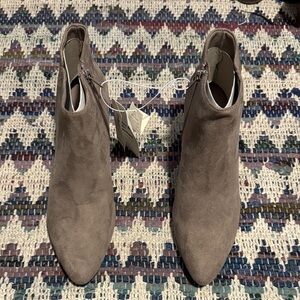 Old Navy Taupe Ankle Booties